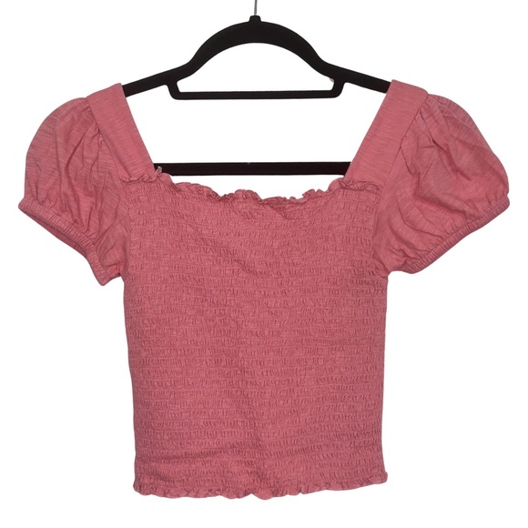NWT Mudd Dusty Pink Crop Top - Picture 2 of 9